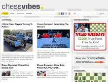 Tablet Screenshot of chessvibes.com